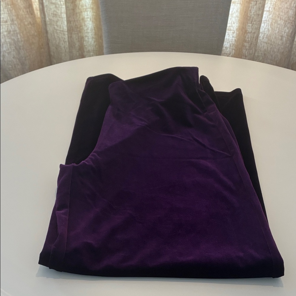 MNG Disco Purple Wide Leg Pants